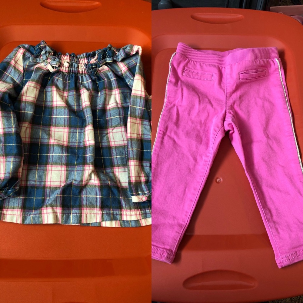 Long sleeve shirt and pants size 18months
